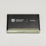 Metal business card holder