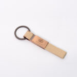 Golden Leather Keyring